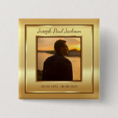 Memorial zum Gold-Foto Button (Vorderseite)