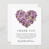 Memorial zum HAUSHALT Dankeschön-Karte | Hydrangea (Vorne/Hinten)