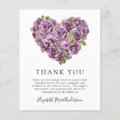 Memorial zum HAUSHALT Dankeschön-Karte | Hydrangea (Vorderseite)