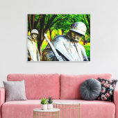 Memorial zum Koreakrieg Leinwanddruck (Insitu (Wohnzimmer))