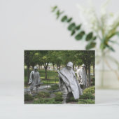 Memorial zum Koreakrieg Postkarte (Stehend Vorderseite)