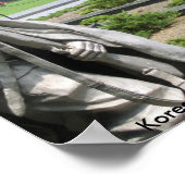 Memorial zum Krieg in Washington D.C. Poster (Ecke)