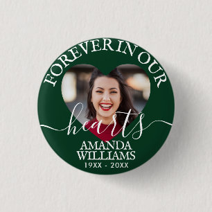 Memorial zum personalisiert Heart Foto Button