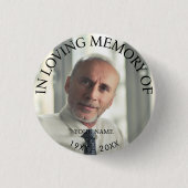 Memorial zum personalisierten Foto Button (Vorderseite)