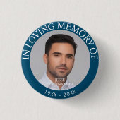 Memorial zum personalisierten Foto Button (Vorderseite)