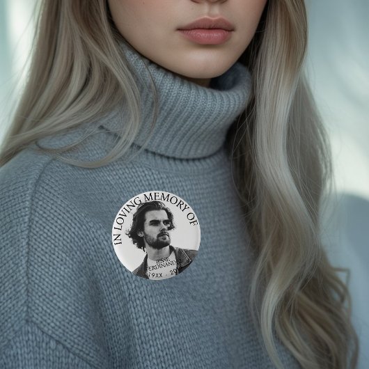 Memorial zum personalisierten Foto Button