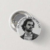 Memorial zum personalisierten Foto Button (Vorne & Hinten)