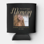 Memorial zum personalisierten Foto Dosenkühler (Vorderseite)