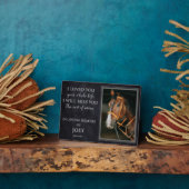 Memorial zum personalisierten Foto Fotoplatte (Seite)