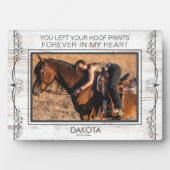 Memorial zum personalisierten Foto Fotoplatte (Vorderseite)