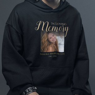 Memorial zum personalisierten Foto Hoodie
