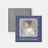 Memorial zum personalisierten Foto Magnet (Vorderseite/Rückseite)