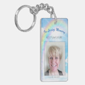 Memorial zum personalisierten Foto Schlüsselanhänger (Vorderseite links)