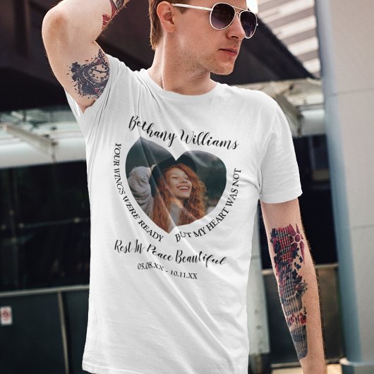 Memorial zum Personalisierten Foto T-Shirt