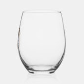 Memorial zum personalisierten Foto Weinglas Ohne Stiel (Links)