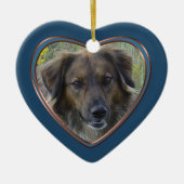 Memorial zum Thema "Blue in My Heart Template" Keramikornament (Vorne)