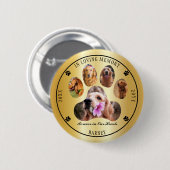 Memorial zum Thema Erinnerung an Fotos - Gold Button (Vorne & Hinten)