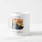 Memorial zum Thema Erinnerung für benutzerdefinier Kaffeetasse (Vorderseite Links)