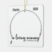 Memorial zum Thema Erinnerung Keramikornament (Links)