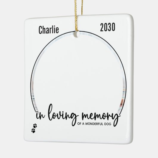 Memorial zum Thema Erinnerung Keramikornament (Links)