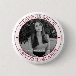 Memorial zum Thema Erinnerungsherz - Benutzerdefin Button