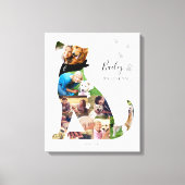 Memorial zum Thema "Love Memory Hund Foto Collage Leinwanddruck (Vorderseite)