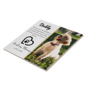 Memorial zum Verlust des Fotos für den liebenden M Fliese (Seite)