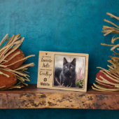 Memorial zum Verlust von Katzen Fotoplatte (Seite)