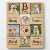 Memorial zur Erinnerung an das liebende Gedächtnis Fotoplatte (Vorderseite)