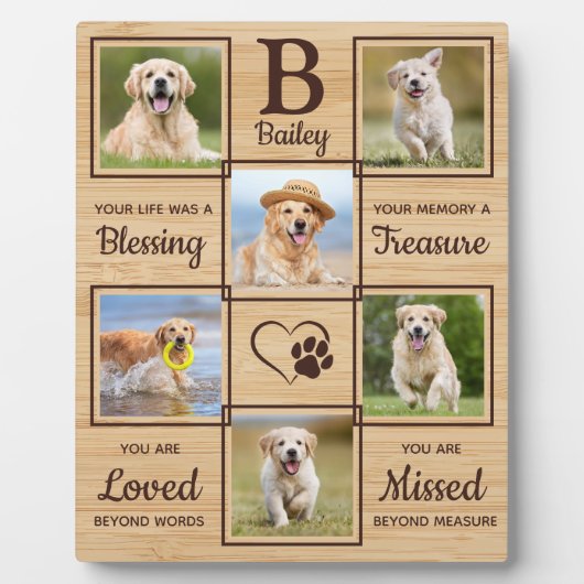 Memorial zur Erinnerung an das liebende Gedächtnis Fotoplatte (Vorderseite)