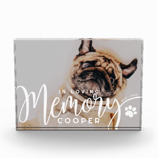 Memorial zur Erinnerung an die Liebe Erinnerung, e Fotoblock (Vorderseite)