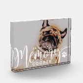 Memorial zur Erinnerung an die Liebe Erinnerung, e Fotoblock (Links)