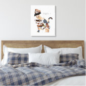 Memorial zur Erinnerung an die Lieblingskatze Leinwanddruck (Insitu (Schlafzimmer))