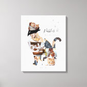 Memorial zur Erinnerung an die Lieblingskatze Leinwanddruck (Vorderseite)