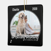 Memorial zur Erinnerung von Begleitern Keramikornament (Links)