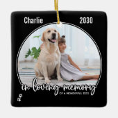 Memorial zur Erinnerung von Begleitern Keramikornament (Vorderseite)