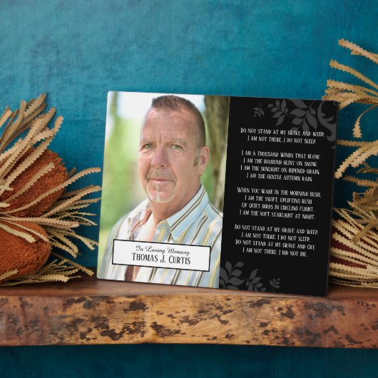 Memorial zur Familienzusammenführung Fügen Sie Ihr Fotoplatte (Seite)