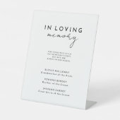 Memorial zur zeitgenössischen Schriftzeichen Sockelschild (Vorderseite)