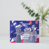 MEMORIALTAG Postkarte (Stehend Vorderseite)