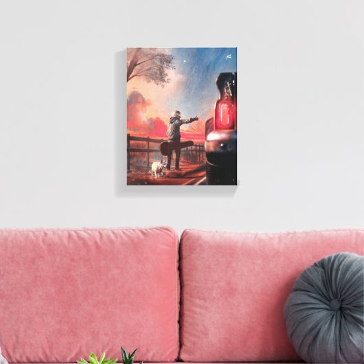 Memórias Leinwanddruck (Insitu (Wohnzimmer))