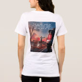 Memórias (Modelo II) Tri-Blend Shirt (Rückseite)