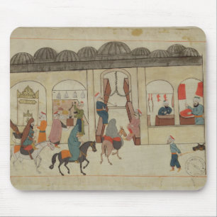 Memorie Turchesche, das herein Markt darstellt Mousepad