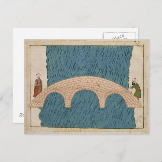 Memorie Turchesche zeigt die Galata-Brücke Postkarte (Vorne/Hinten)