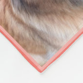 Memories Coral Monogram 10 Photo Collage Fleecedecke (Ecke)