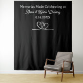 Memories Made at  Wedding Backdrop Photo Prop Wandteppich (Beispiel)