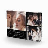 Memories Made with Love Black Wedding Fotoblock (Rechts)