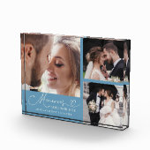 Memories Made with Love Denim Blue Wedding Fotoblock (Rechts)