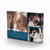 Memories Made with Love Teal Wedding Fotoblock (Rechts)