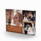 Memories Made with Love Terracotta Wedding Fotoblock (Rechts)