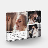 Memories Made with Love White Wedding Fotoblock (Links)